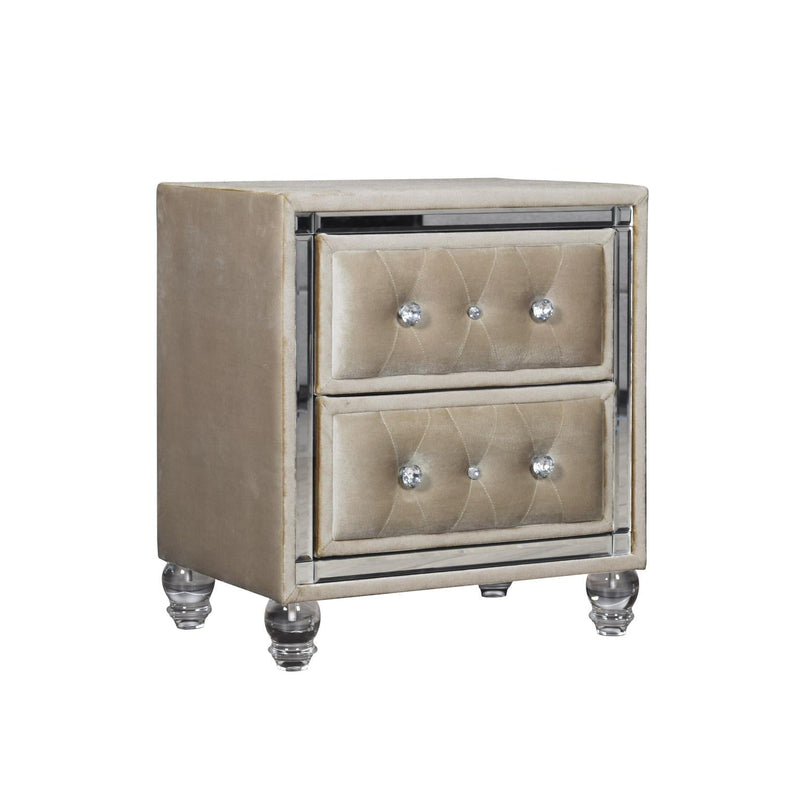 Augusta - Beige King Bed, Dresser, Mirror, Chest, Nightstand - B223-KDMCN