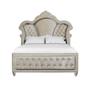 Augusta - Beige King Bed, Dresser, Mirror, Chest, Nightstand - B223-KDMCN