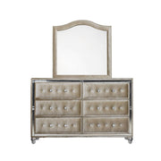 Augusta - Beige King Bed, Dresser, Mirror, Chest, Nightstand - B223-KDMCN