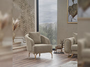 Aura Chair in Beige - 200-SER-AUR-PINAR07-B