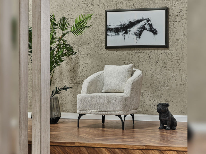 Aura Chair in Beige - 200-SER-AUR-PINAR07-B