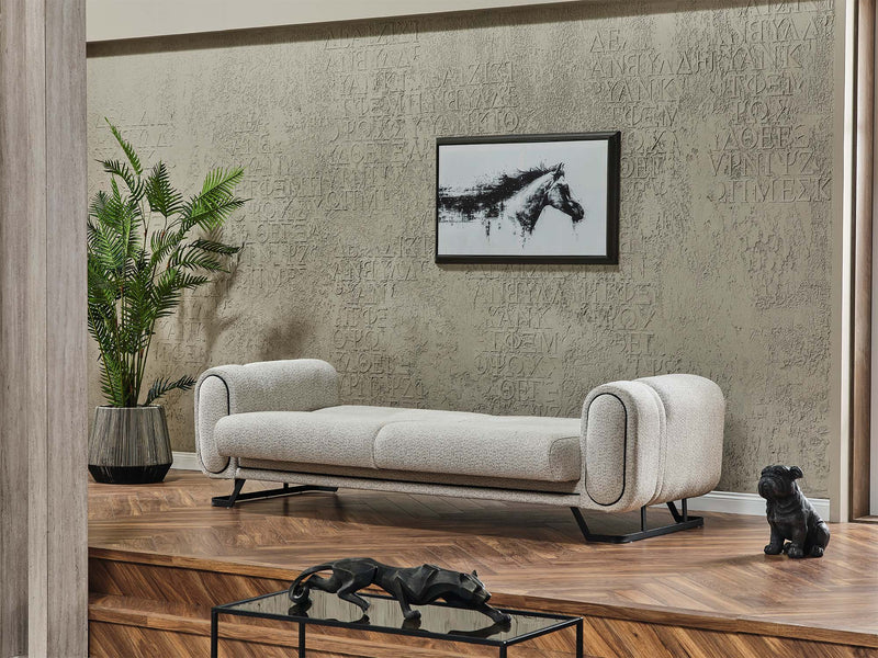 Aura Convertible Sofa in Beige - 200-SER-AUR-PINAR07-3