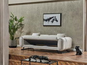 Aura Convertible Sofa in Light Grey - 200-SER-AUR-PINAR21-3