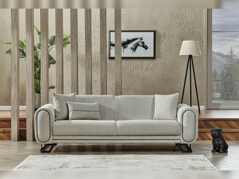 Aura Convertible Sofa in Light Grey - 200-SER-AUR-PINAR21-3