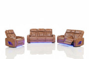Aurora Brown Sofa & Loveseat & Chair - AURORA-BN-SLC