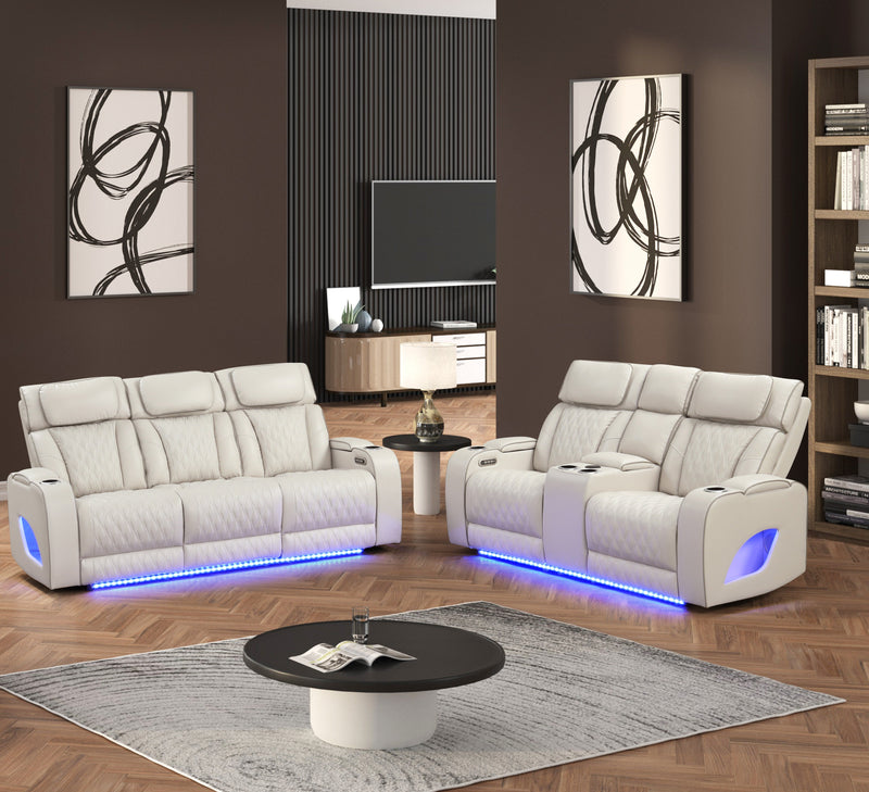 Aurora Ice Sofa & Loveseat - AURORA-ICE-SLS