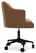 Austanny Home Office Desk with Chair in Warm Brown - Gate FurnitureOffice Desks
