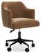 Austanny Home Office Desk with Chair in Warm Brown - Gate FurnitureOffice Desks