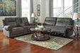 Austere Gray Reclining Living Room Set - Gate FurnitureReclining Living Room Set