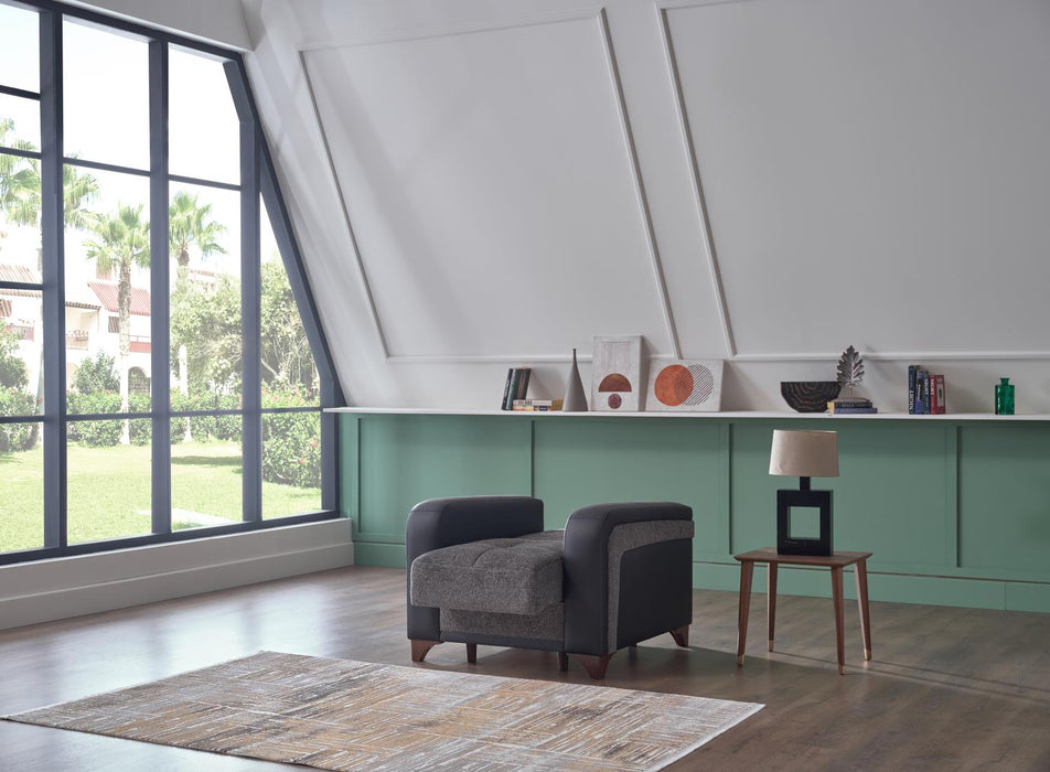 Austin Sleeper (Beatto Anthracite) Living Room Set - Gate FurnitureLiving Room Set