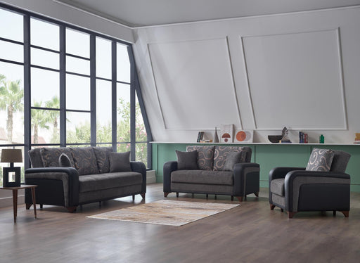 Austin Sleeper (Beatto Anthracite) Living Room Set - Gate FurnitureLiving Room Set