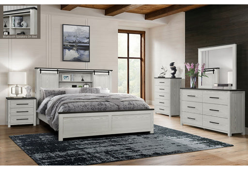 Ava Beige Full Bed Group - AVA-BEIGE-FBG