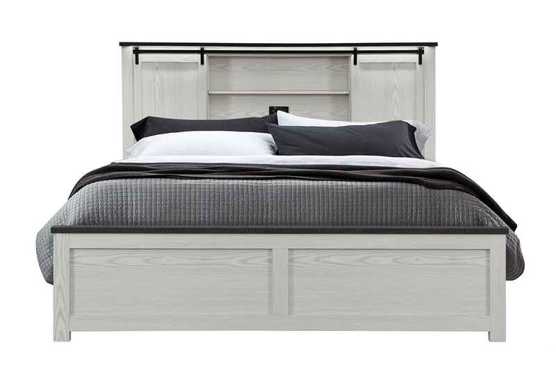 Ava Beige King Bed - AVA-BEIGE-KB