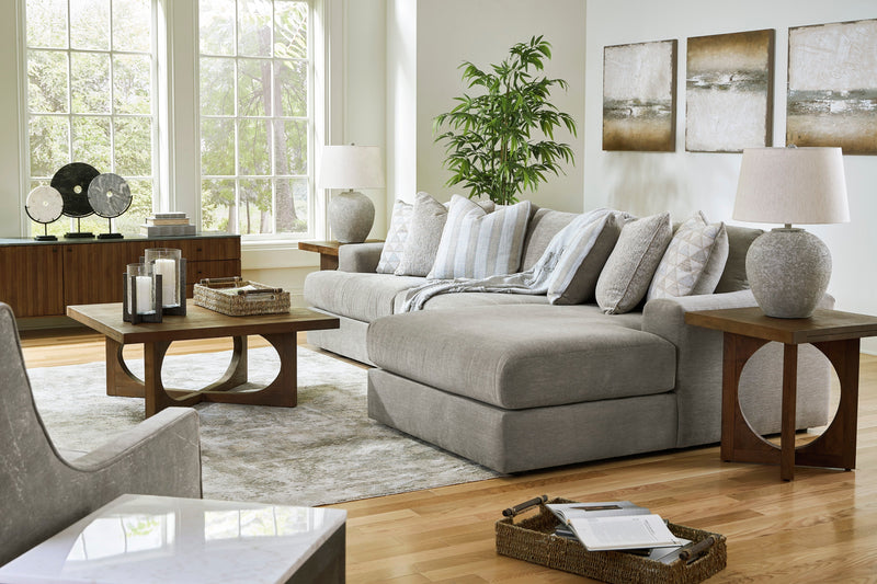 Avaliyah Ash 3 - Piece RAF Chaise Sectional - Gate FurnitureSectional