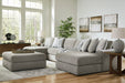 Avaliyah Ash 4 - Piece Double Chaise Sectional - Gate FurnitureSectional