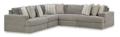 Avaliyah Ash 5 - Piece Sectional - Gate FurnitureSectional