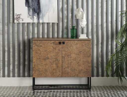 Avenir 2 Door Console (Lexington/ Xelio Oak) 1 Piece - Lara FurnitureCabinet