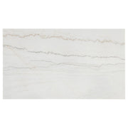 Averill 72-inch Rectangular White Marble Top Dining Table Coffee Bean - 121291