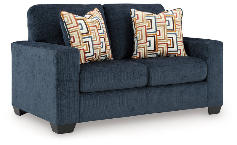 Aviemore Ink Loveseat - Lara Furniture