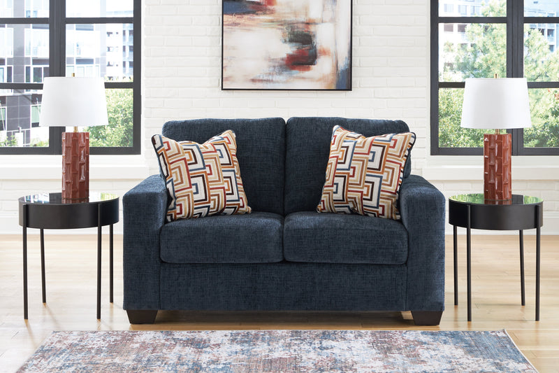 Aviemore Ink Loveseat - Lara Furniture