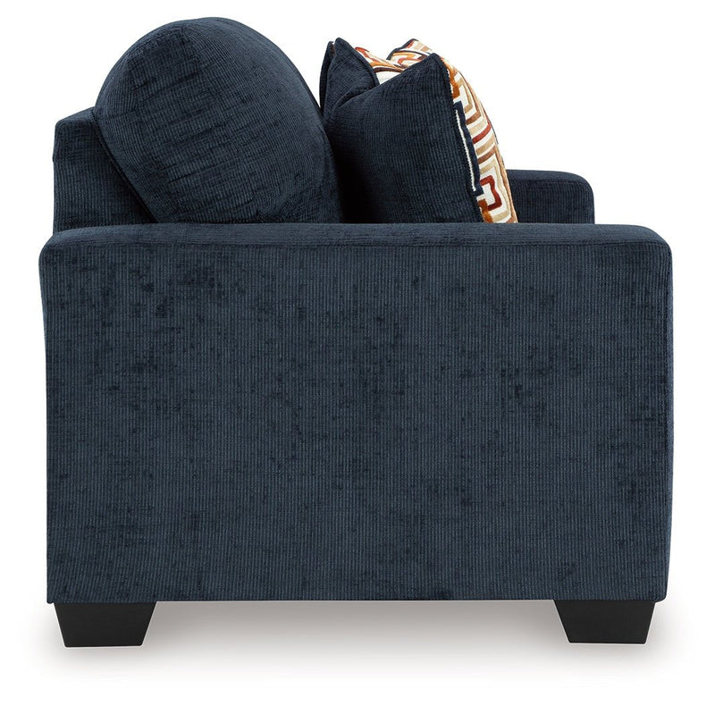 Aviemore Ink Loveseat - Lara Furniture