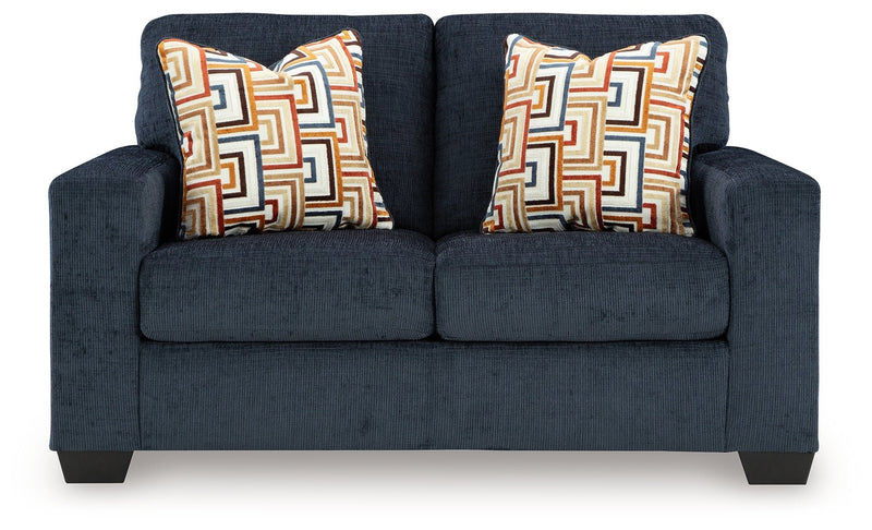 Aviemore Ink Loveseat - Lara Furniture