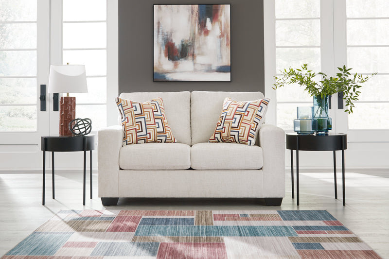Aviemore Stone Loveseat - Lara FurnitureLoveseat
