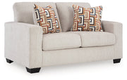 Aviemore Stone Loveseat - Lara FurnitureLoveseat