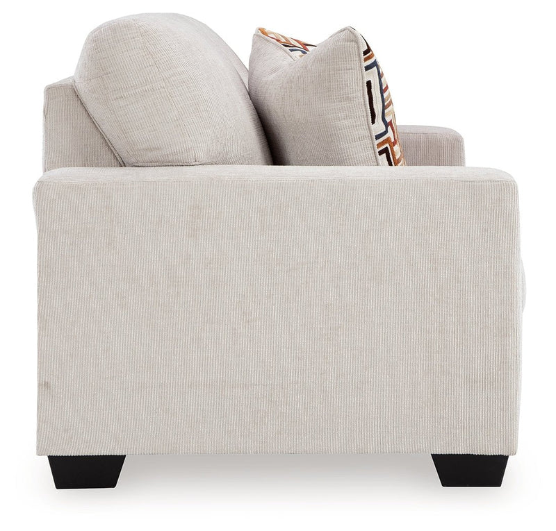 Aviemore Stone Loveseat - Lara FurnitureLoveseat