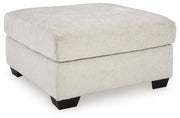 Aviemore Stone Oversized Accent Ottoman - Lara FurnitureOttoman