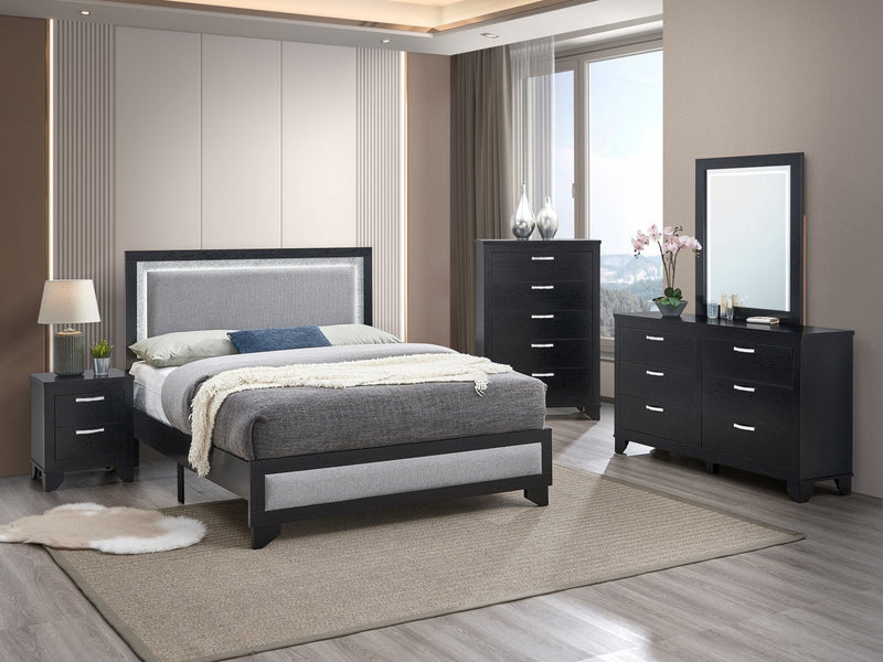 Aya Black  King 5 Piece - AYA-BK-K-5PC