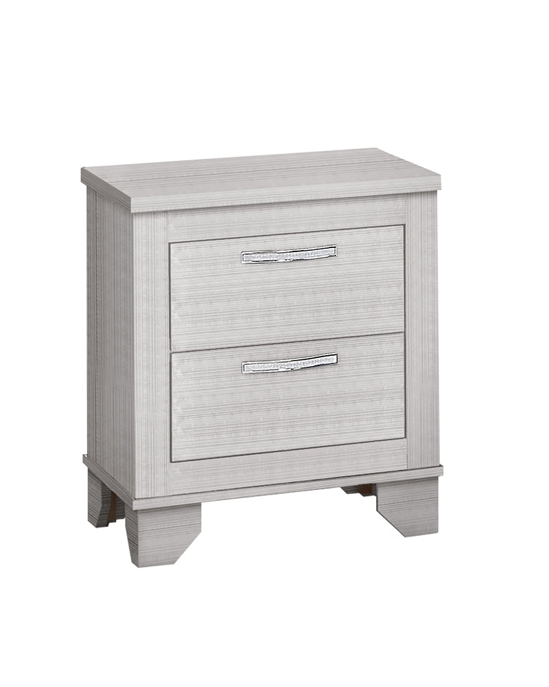 Aya White  Nightstand - AYA-WH-NS