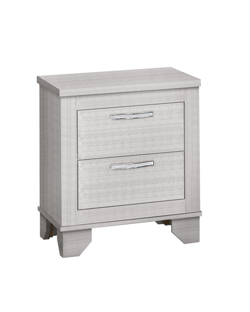 Aya White  Nightstand - AYA-WH-NS