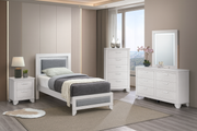 Aya White  Twin 5 Piece - AYA-WT-T-5PC