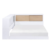 B2012BCF-1BC* (4) Full Bookcase Corner Platform Bed - B2012BCF-1BC*