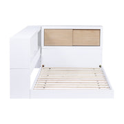 B2012BCT-1BC* (4) Twin Bookcase Corner Platform Bed - B2012BCT-1BC*