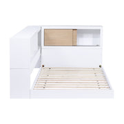 B2012BCT-1BC* (4) Twin Bookcase Corner Platform Bed - B2012BCT-1BC*