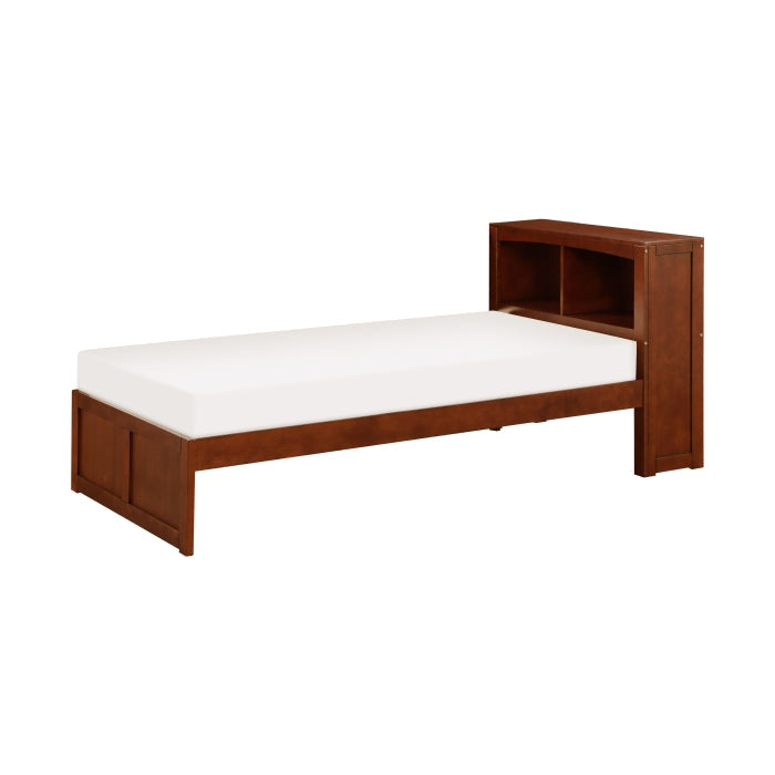 B2013BCDC-1* (2) Twin Bookcase Platform Bed - B2013BCDC-1*