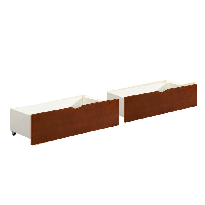 B2013BCDC-1T* (3) Twin Bookcase Platform Bed with Storage Boxes - B2013BCDC-1T*