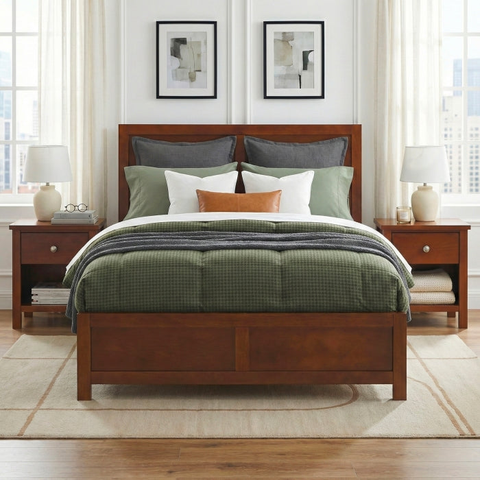 B2013FDC-1* (3) Full Platform Bed - B2013FDC-1*