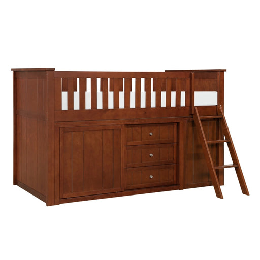B2013LLDC-1*BC2DR (6) Low Loft Bunk with Bookcase and 2 Dressers - B2013LLDC-1*BC2DR