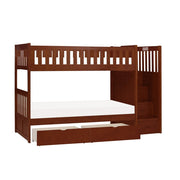B2013SBDC-1*T (5) Twin/Twin Step Bunk Bed with Storage Boxes - B2013SBDC-1*T