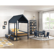 B2024BU-5P 5-Piece Pack Children Table and Chairs Set - B2024BU-5P