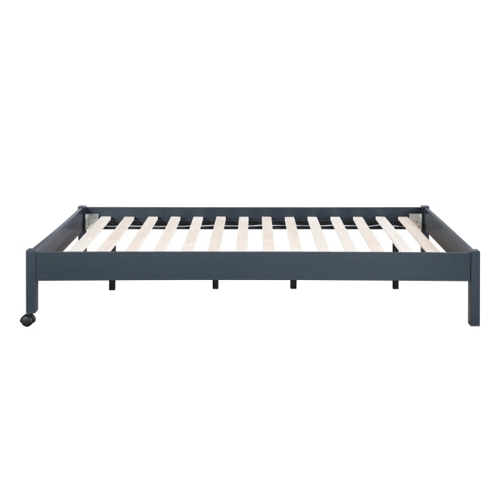 B2024BULTF-1* (6) Twin/Full Loft Bunk Bed with Chest and Hidden Desk - B2024BULTF-1*