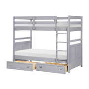 B2024GY-1* (3) Twin/Twin Bunk Bed - B2024GY-1*