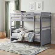 B2024GY-1* (3) Twin/Twin Bunk Bed - B2024GY-1*