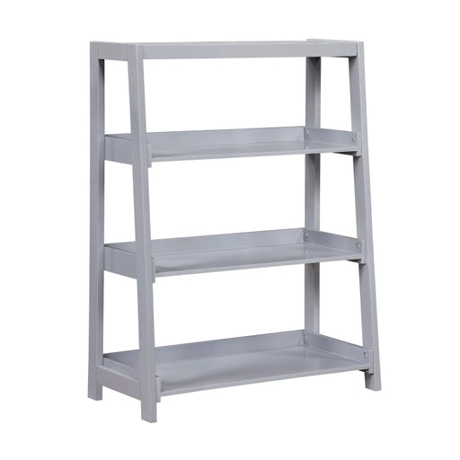 B2024GY-16S3 Bookcase, 3 Fixed Shelves - B2024GY-16S3