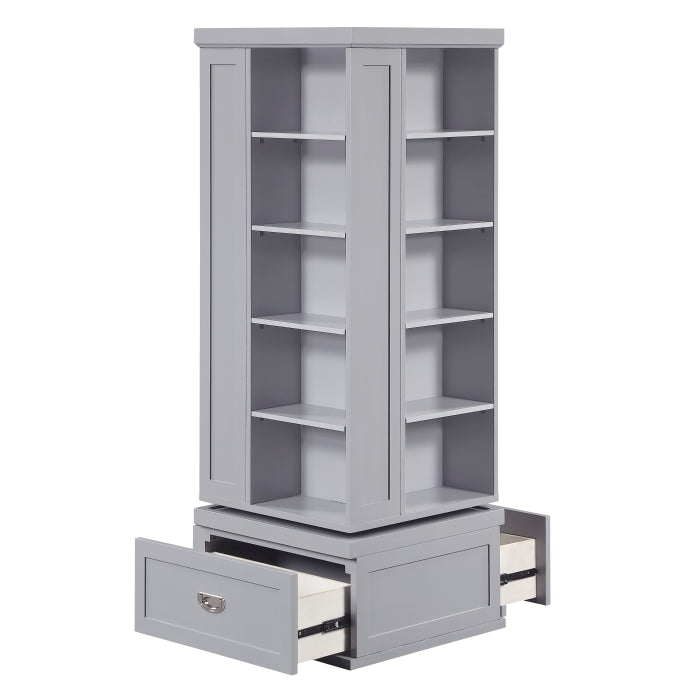 B2024GY-17SW Swivel Bookcase - B2024GY-17SW