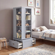 B2024GY-17SW Swivel Bookcase - B2024GY-17SW