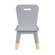 B2024GY-5P 5-Piece Pack Children Table and Chairs Set - B2024GY-5P
